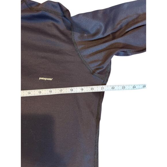 PATAGONIA Black Capilene 1/4 Zip Pullover Baselayer Thermal Shirt Men's MEDIUM - Picture 4 of 9